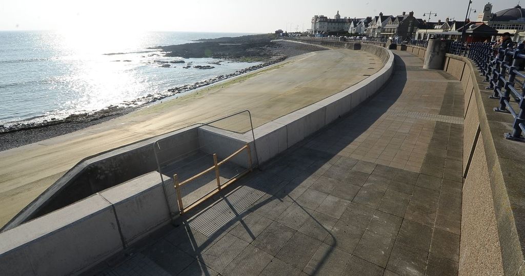 This is what Porthcawl's famous Tarmac beach looks…