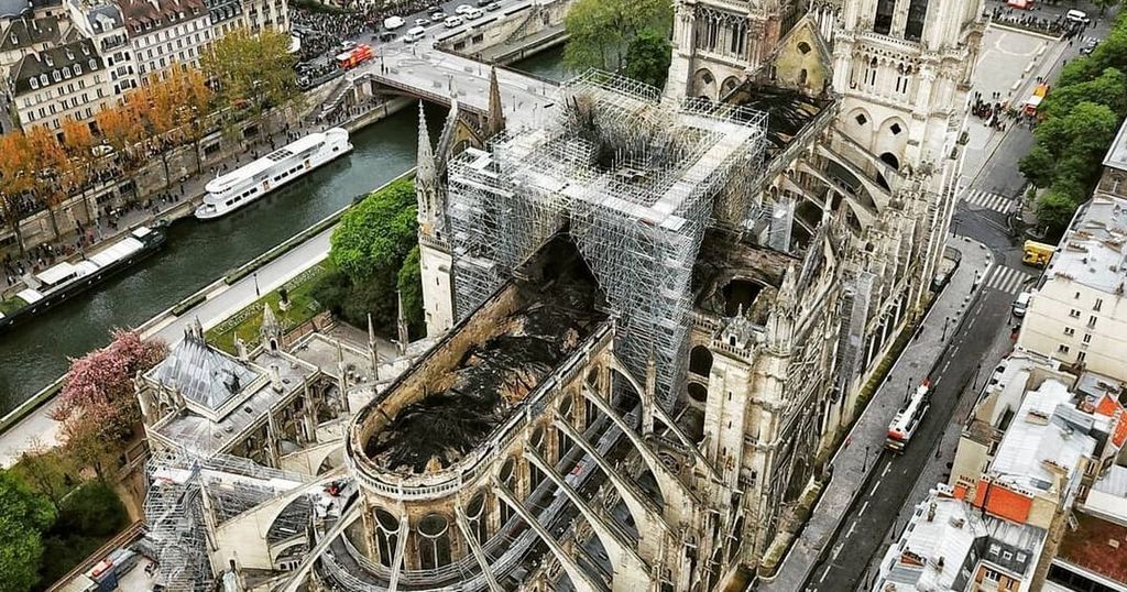 Notre Dame Fire Devastation Laid Bare In Heartbreaking 0641