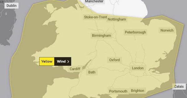 Weather: Storm Hannah hits Bristol - this is when the Met Office says it will be at its worst