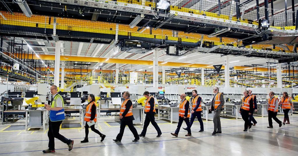 First look inside huge new Amazon distribution centre