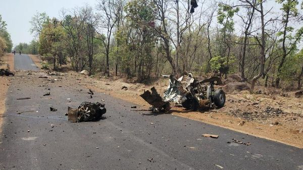 15 commandos, driver killed in  blast by Maoists in Maharashtra’s Gadchiroli