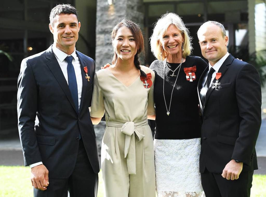 Dan Carter, Lydia Ko, Barbara Kendall and Glenn Ashby…