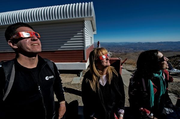 South Americans look to skies as total solar eclipse nears
