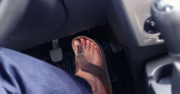Do you ever drive in flip flops? It can void your insurance if you're in an accident