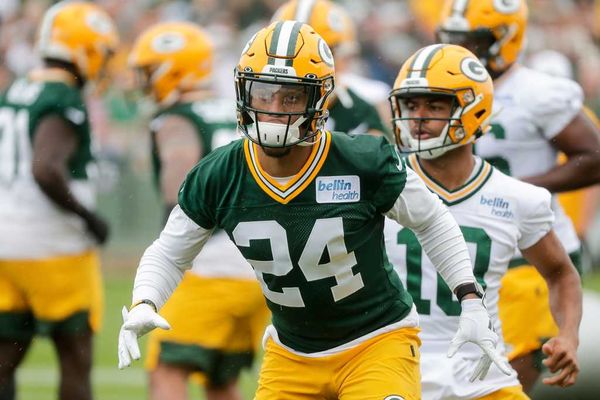 Green Bay Packers cornerback Kevin King (20) warms up before an NFL  football game against the Minnesota Vikings Sunday, Jan 2. 2022, in Green  Bay, Wis. (AP Photo/Jeffrey Phelps Stock Photo - Alamy