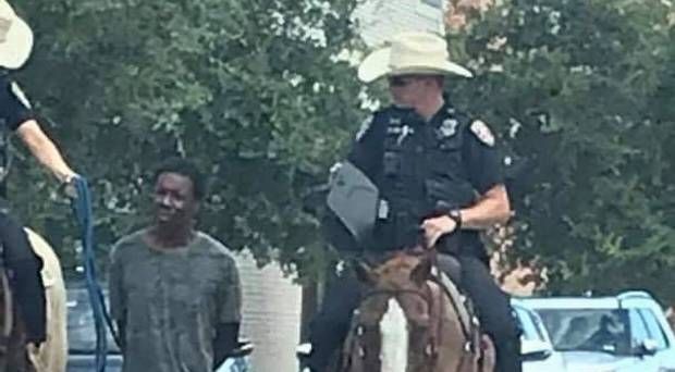 Texas Police Chief Apologises After Mounted Officers