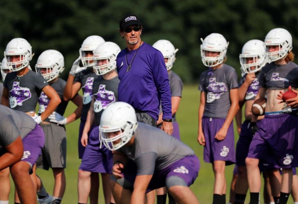 Art Briles’ first staff at Mt. Vernon (Texas) High…