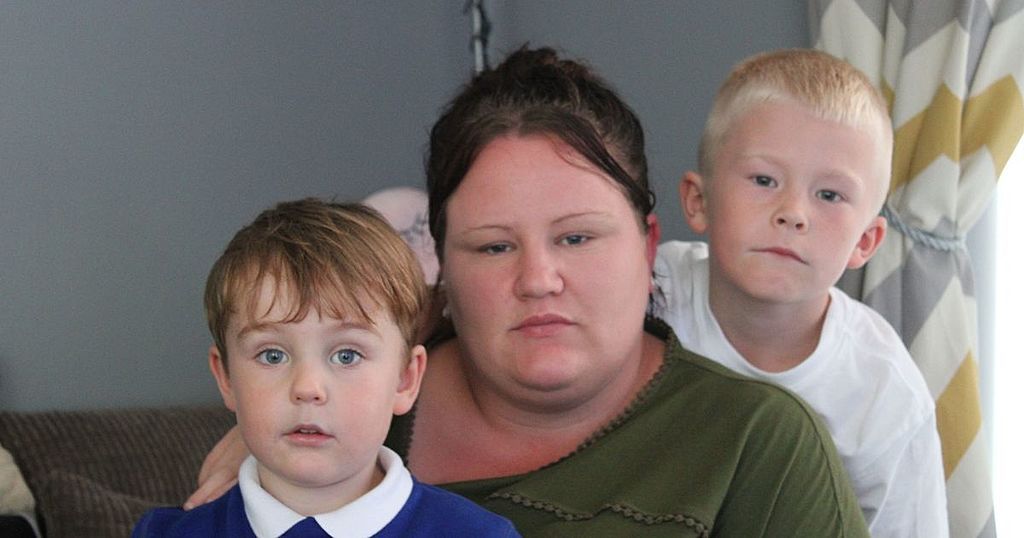 Mum forced to sleep in son's room as her 'ceiling and…