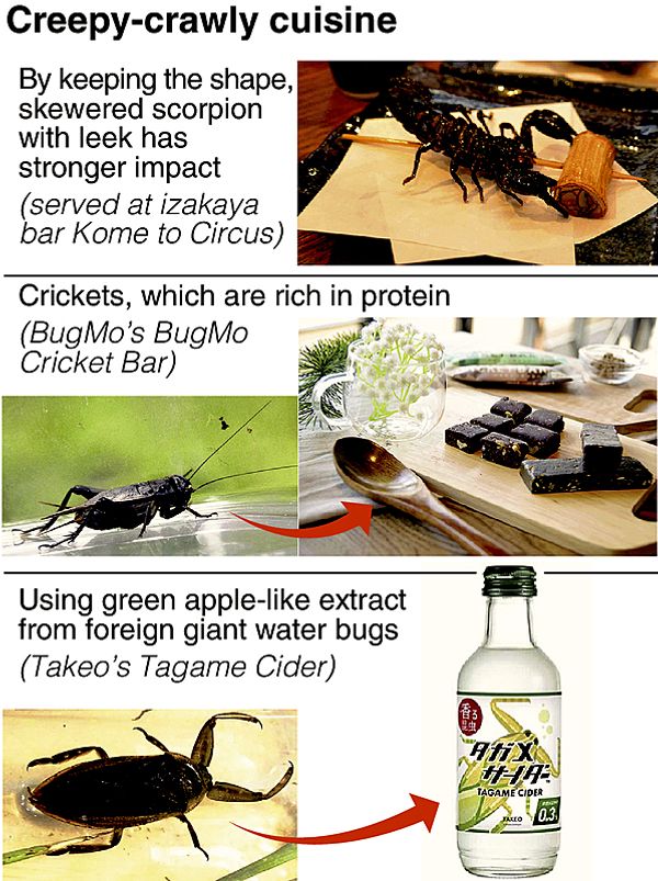 Would you like some grilled scorpion with your wine?