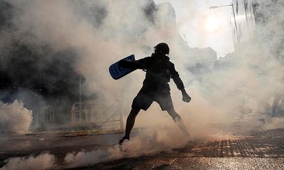 Hong Kong Police Shot Protester for the First Time on China's National Day