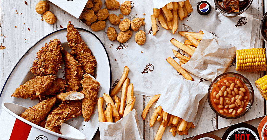 KFC slash menu prices and their 12piece boneless…