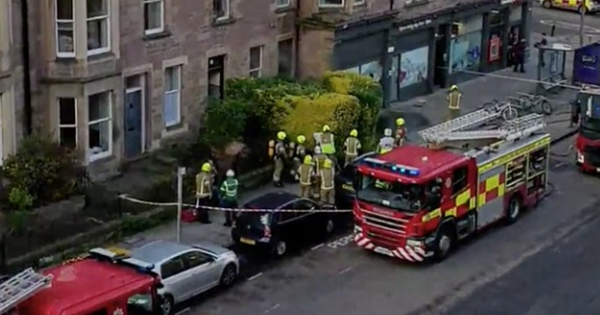 Marchmont Road fire: Video shows smoke billowing out of ground-floor flat near The Meadows