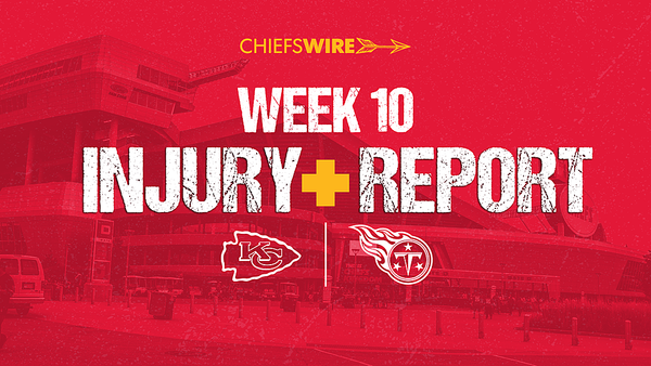 First injury report for Chiefs vs. Titans, Week 10