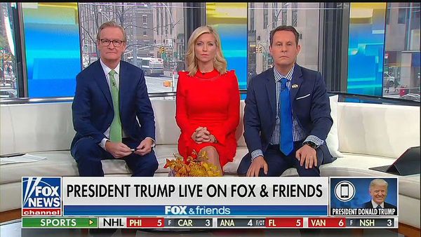 Trump repeats Ukraine conspiracy theory on 53-minute "Fox & Friends" call