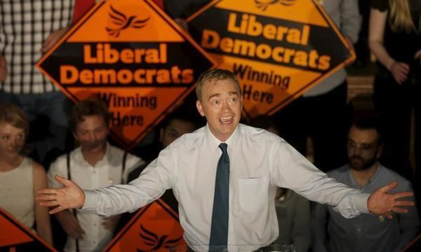 Tim Farron outlines 'optimistic direction' for  Lib Dems