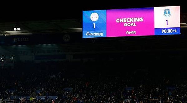 Vardy strikes again before VAR seals stoppage time Leicester win to pile pressure on Everton boss Silva