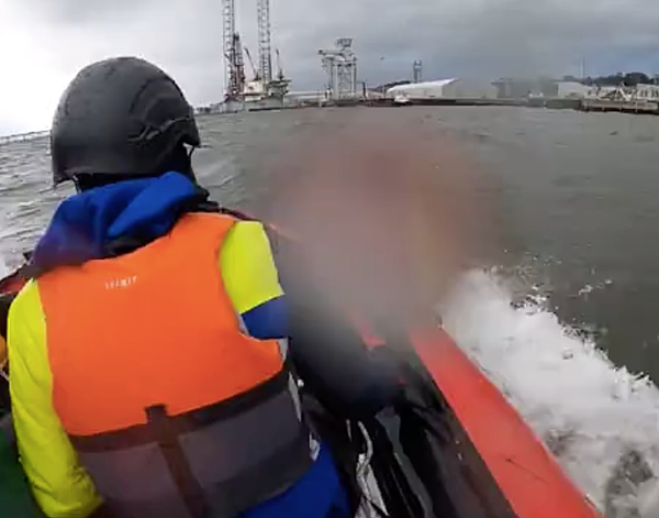 Extinction Rebellion protesters occupy Shell gas rig to stop it heading out to North Sea