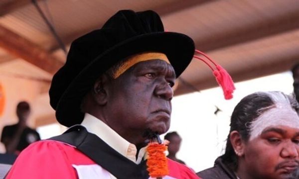 Galarrwuy Yunupingu presented with honorary doctorate at Garma festival