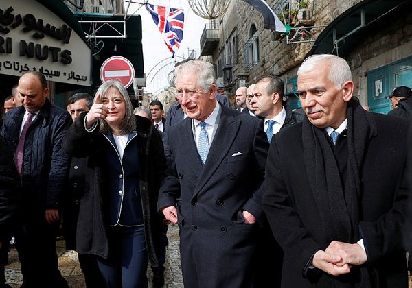Prince Charles tours Palestinian territories during Middle East visit
