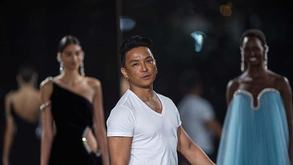 New York Fashion Week Prabal Gurung celebrates the