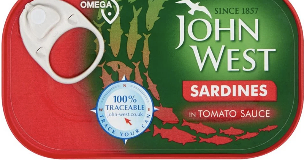 John West recalls Asda sardines after swollen cans…