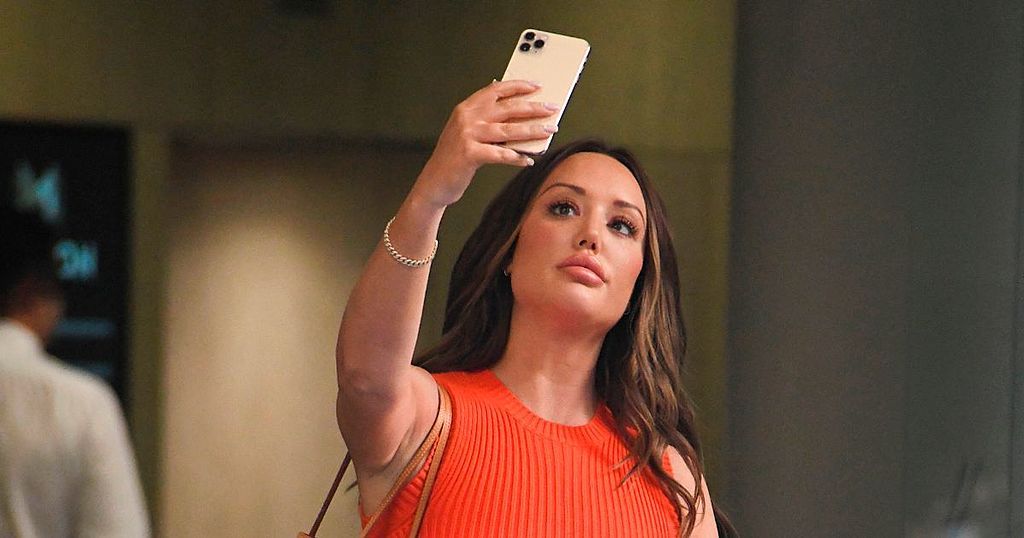 Former Geordie Shore star Charlotte Crosby flaunts legs in