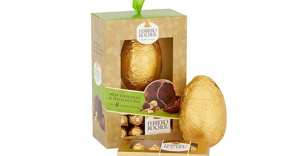Asda is selling a Ferrero Rocher Easter egg made from…