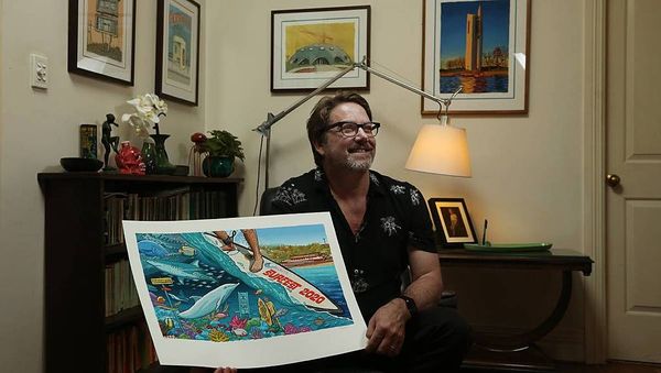 Artist Trevor Dickinson relishes challenge to put his own spin on Surfest