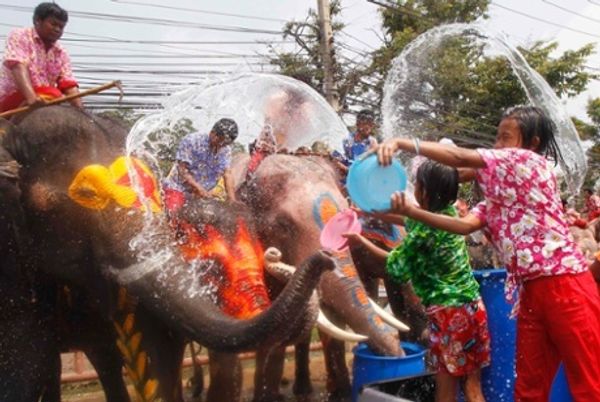 Thailand's giant water fight - send us your Songkran pictures