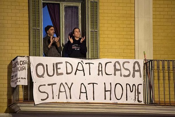 Swathes of Europe and US on lockdown amid battle to stem coronavirus outbreak