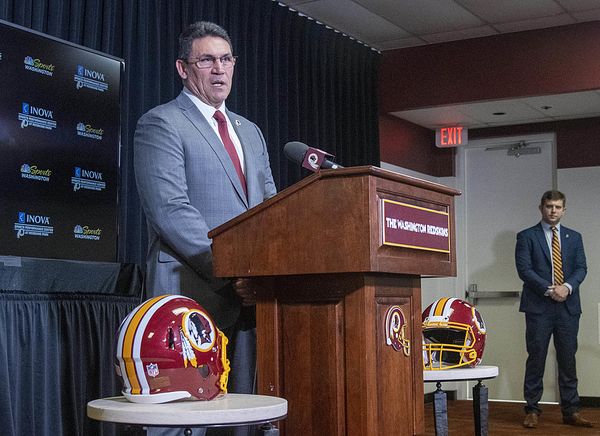 Redskins coach Ron Rivera discusses NFL Draft, Amari Cooper and QB competition
