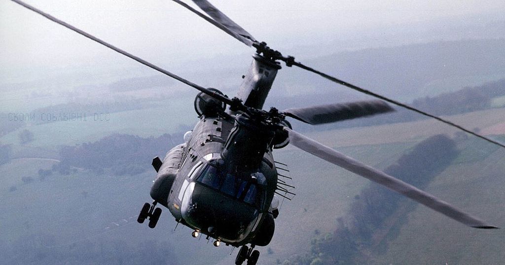 This is why military helicopters were flying over…