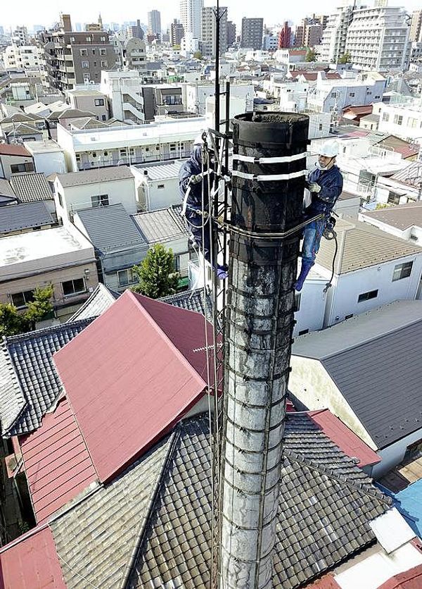 Meet the chimney sweeps whose trade helps keep the bathhouses piping along