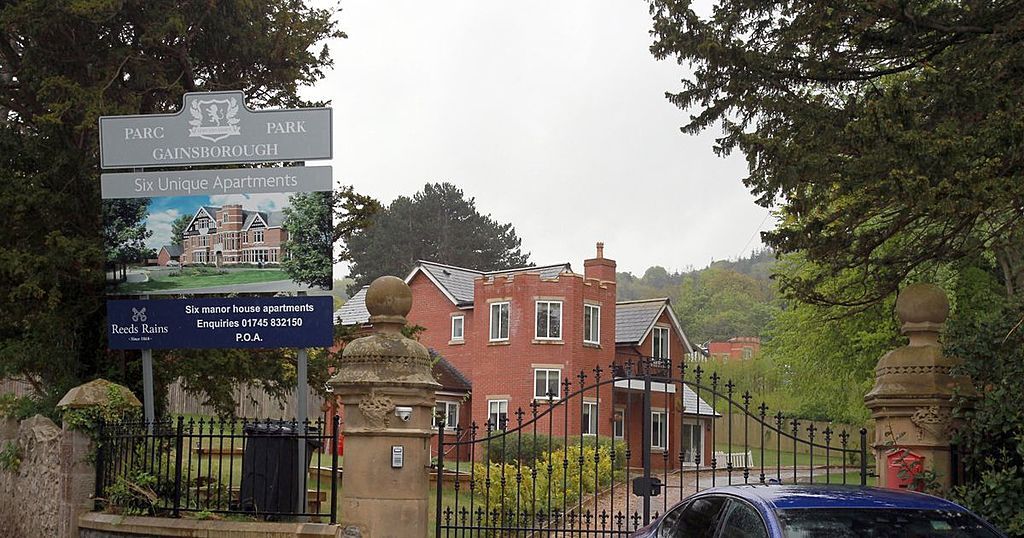 Abergele's part finished Gainsborough Park housing…