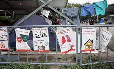 Field Hospital Begins Construction in Matamoros Migrant Camp in Response to COVID-19