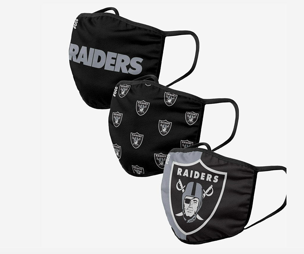 New Las Vegas Radiers, NFL face masks are the perfect…