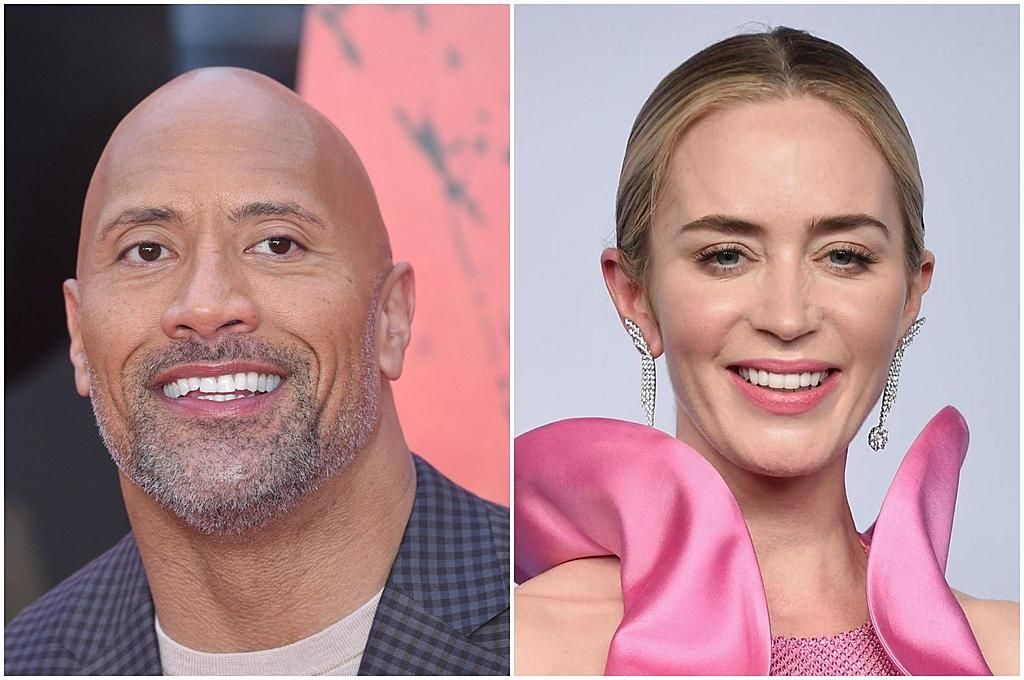 Dwayne Johnson and Emily Blunt to star in superhero…