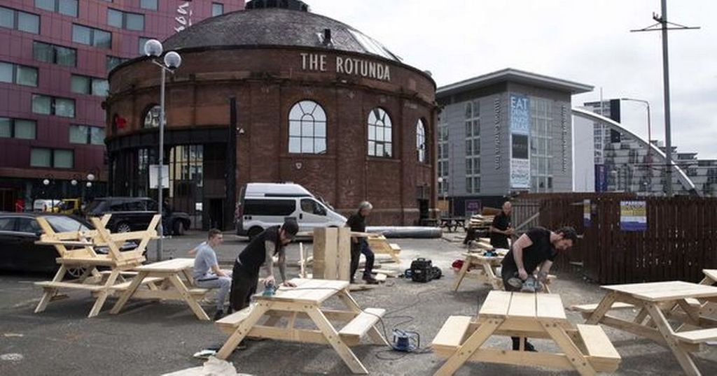 Glasgow's 'biggest beer garden' ready to go as it…