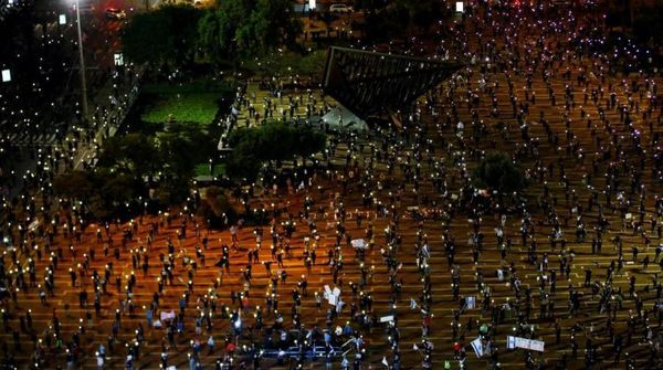 Israelis Protest against Government Response to Coronavirus