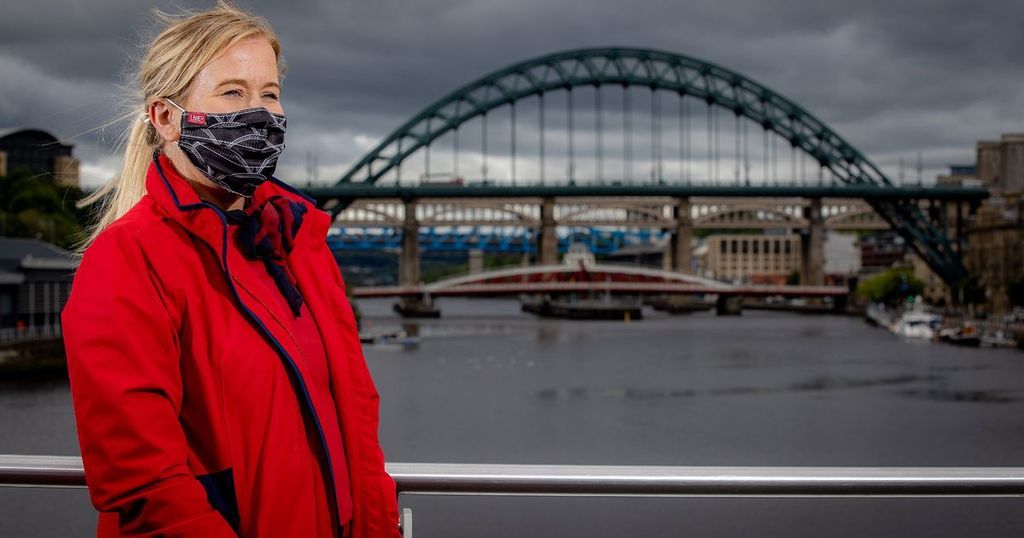 Lner Train Mask LNER launches unique Tyne Bridge face mask design for…