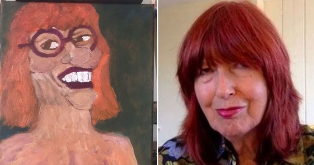 Artist's bizarre nude painting of Janet Street Porter…