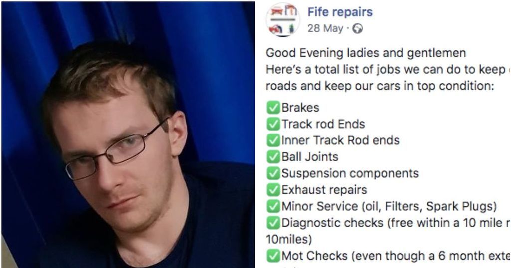 Exclusive Fife man still working as mechanic two…