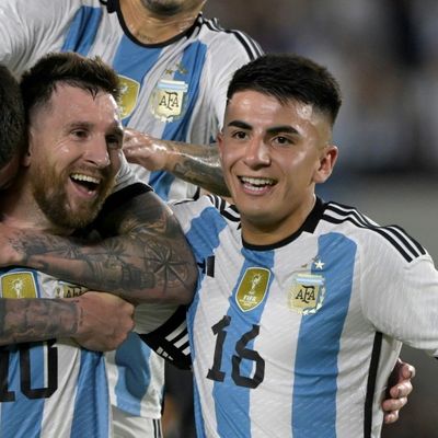 Messi goal tops off Argentina's homecoming celebration