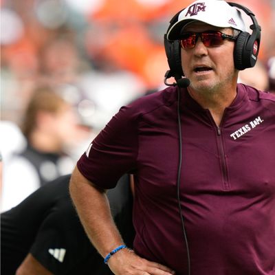 Jimbo Fisher Nearly Got Run Over During a Scoop ’n’ Score, and Fans Had Jokes