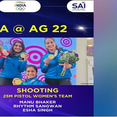 Asian Games: India wins second Gold in shooting, top finish for Women's 25 m pistol team