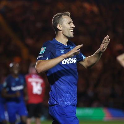 Carabao Cup: West Ham to host Arsenal in last 16 after Soucek sees off Lincoln