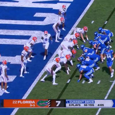 Florida Allows Kentucky TD Run Despite Having 13 Men on Field