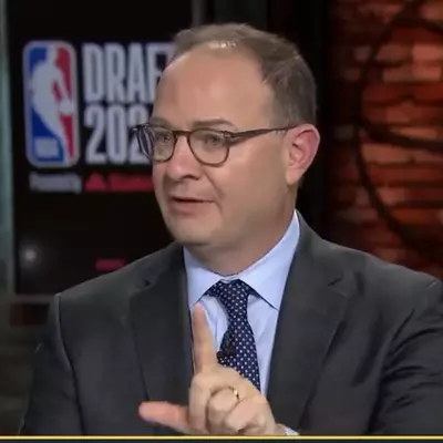 An annoyed Adrian Wojnarowski fired back at claims the Lakers’ Bronny James pick was rooted in nepotism