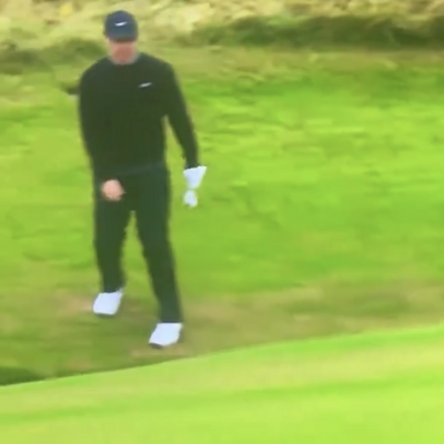 Rory McIlroy’s nightmarish Open Championship first round included the unluckiest roll back into the bunker