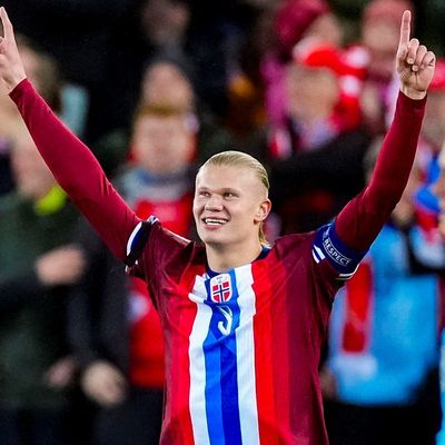 Erling Haaland becomes Norway’s all-time record goalscorer in just his 36th international match